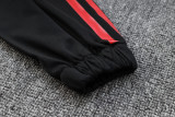 23-24 Man Utd Black Kids Jacket Tracksuit #E717(童装)