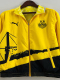 2023 Dortmund Yellow Double Sided Windbreaker (双面风衣)(刺绣)