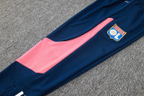 23-24 Lyon Royal Blue Half Pull Tracksuit (半拉链)