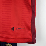 23-24 Osasuna Home Kids Soccer Jersey