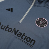 23-24 Inter Miami Grey Hoodie Jacket Tracksuit