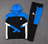 23-24 AD Black Blue Hoodie Jacket Tracksuit #C2306