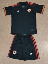 23-24 Roma Third Kids Soccer Jersey
