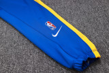 23-24 NBA Warriors Blue Full Zip hoodie Tracksuit