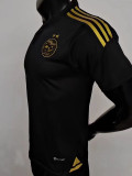 23-24 Algeria Black Player Version Polo Short Sleeve