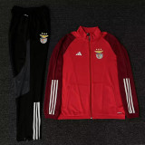 23-24 Benfica Red Jacket Tracksuit