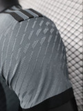 2023 Argentina Black Grey Special Edition Player Version Soccer Jersey (黑灰条紋)