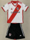 23-24 River Plate Home Kids Soccer Jersey