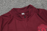 2023 Man Utd Red Kids Half Pull Tracksuit (童装) (半拉链)