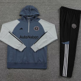 23-24 Inter Miami Grey Hoodie Jacket Tracksuit