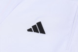 23-24 Flamengo White Half Pull Tracksuit (半拉链)