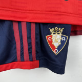 23-24 Osasuna Home Kids Soccer Jersey