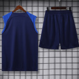23-24 AL-Nassr Royal Blue Tank top and shorts suit