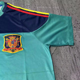 2010 Spain Lake Blue GoalKeeper Retro Soccer Jersey