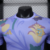 23-24 Algeria Purple Special Edition Player Version Soccer Jersey (花图)