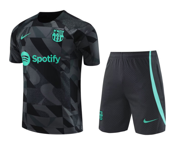 23-24 BAR Black Training Short Suit