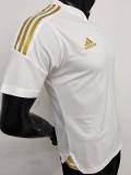 23-24 Algeria White Player Version Polo Short Sleeve