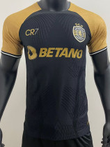 23-24 Sporting Lisbon Third Player Version Soccer Jersey