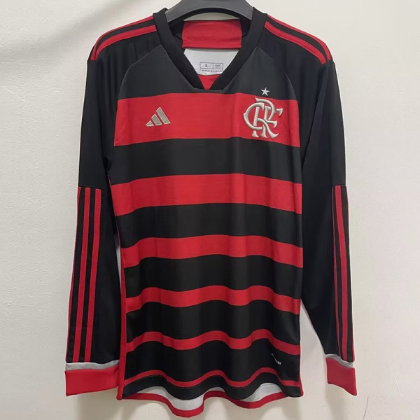 24-25 Flamengo Home Long Sleeve Soccer Jersey (长袖)