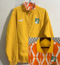 2023 Ivory coast Yellow & Orange Double Sided Windbreaker (双面风衣)