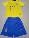 23-24 AL-Nassr Home Kids Soccer Jersey