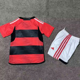 23-24 Flamengo Home Kids Soccer Jersey