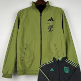 23-24 Austin FC Green & Black Double Sided Windbreaker (双面风衣)
