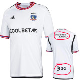 23-24 Colo-Colo Home Fans Soccer Jersey (Print ASS..RD,DGO )