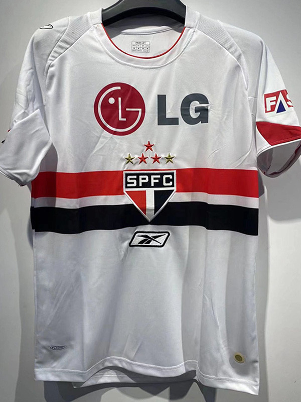 2007-2008 Sao Paulo Home Retro Soccer Jersey