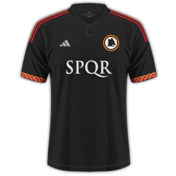 23-24 Roma Third Fans Soccer Jersey (Print SPQR)