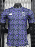 23-24 RMA Grey Blue Player Version Training shirts