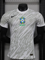 24-25 Brazil GoalKeeper Player Version Soccer Jersey
