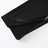 2023 NK Black Half Pull Tracksuit (半拉链) #NB05