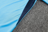 23-24 Marseille Azure Half Pull Tracksuit #B745(半拉链)
