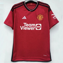 23-24 Man Utd Home 1:1 Fans Soccer Jersey