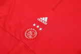 23-24 Ajax Red Half Pull Tracksuit (半拉链)
