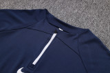 2023 NK Royal Blue Half Pull Tracksuit #2330 (半拉链)