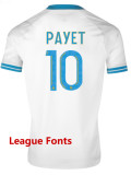 23-24 Marseille Home 1:1 Fans Soccer Jersey (Print all Sponsor)