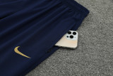 23-24 France Royal Blue Hoodie Jacket Tracksuit