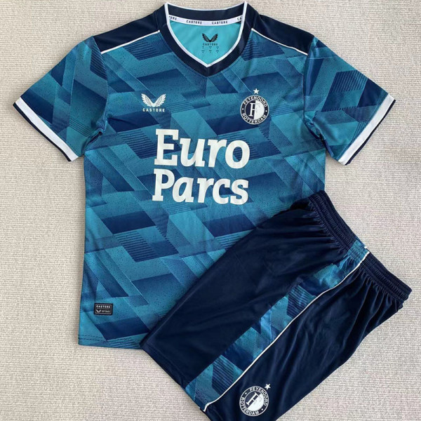 23-24 feyenoord Away Kids Soccer Jersey