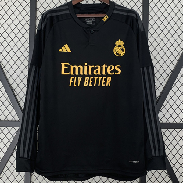 23-24 RMA Away Long Sleeve Soccer Jersey (长袖)
