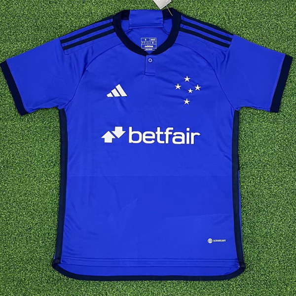 23-24 Cruzeiro Home Fans Soccer Jersey