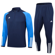 2023 AD Royal Blue Half Pull Tracksuit Lh #2329 (半拉链)