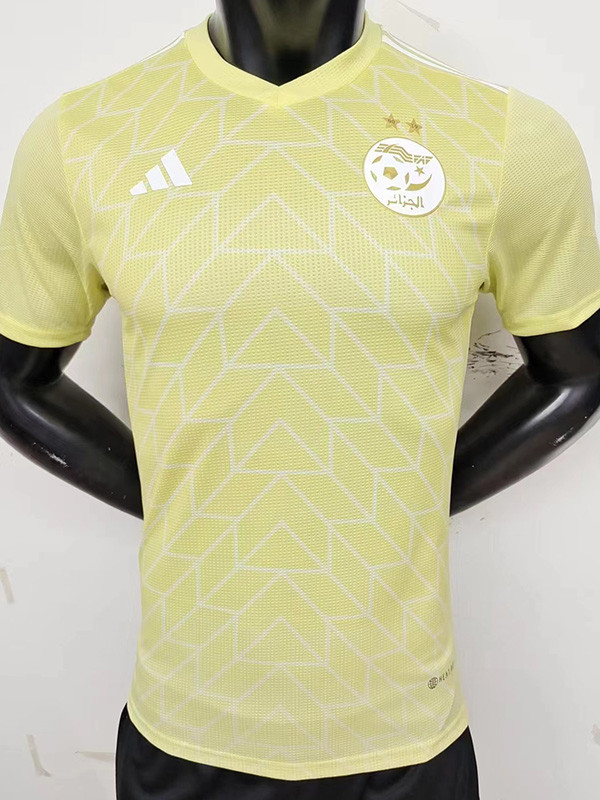 23-24 Algeria Yellow Special Edition Player Version Soccer Jersey