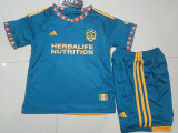23-24 LA Galaxy Away Kids Soccer Jersey