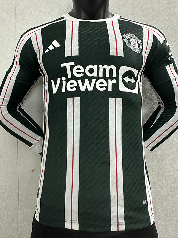 23-24 Man Utd Third Long Sleeve Player Version Soccer Jersey (长袖球员)
