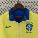2023 Brazil Yellow & Blue Double Sided Windbreaker (双面风衣)