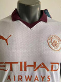 23-24 Man City Away Player Version Soccer Jersey