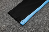 23-24 PSG Jordan Light Blue Kids Half Pull Tracksuit #E788 (童装)(半拉链)
