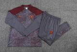 23-24 Man City Grey Half Pull Tracksuit (半拉链)